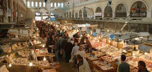 The Language of the Athens Central Market